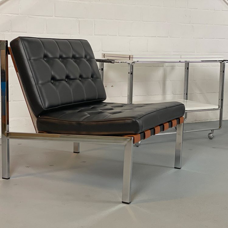 Two Ernst Josef Althoff Lounge Chairs Barcelona style 60s Midcentury Modern