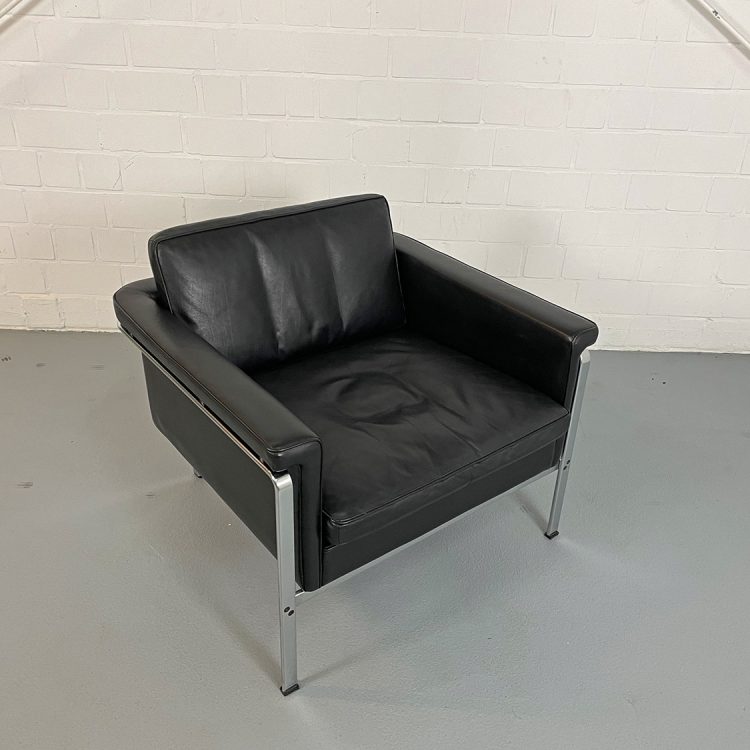 Horst Brüning Kill International Leather Lounge Chair 60s Design