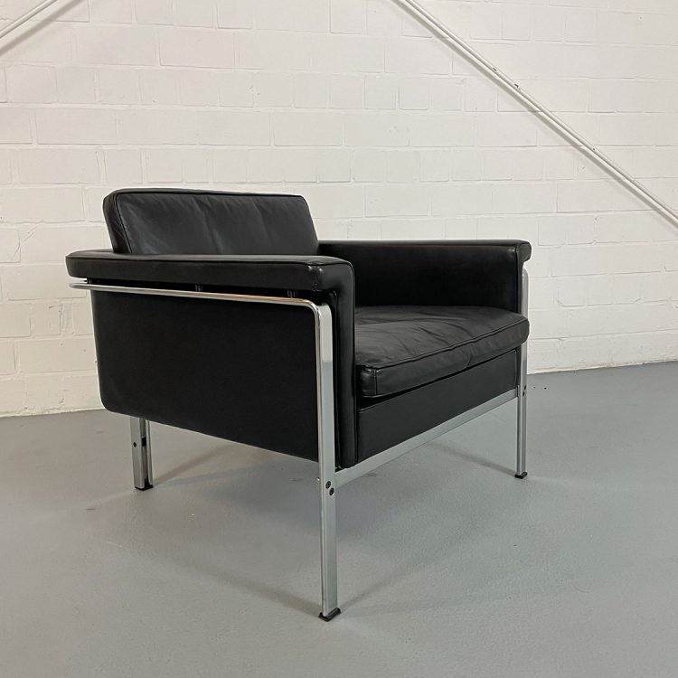 Horst Brüning Kill International Leather Lounge Chair 60s Design