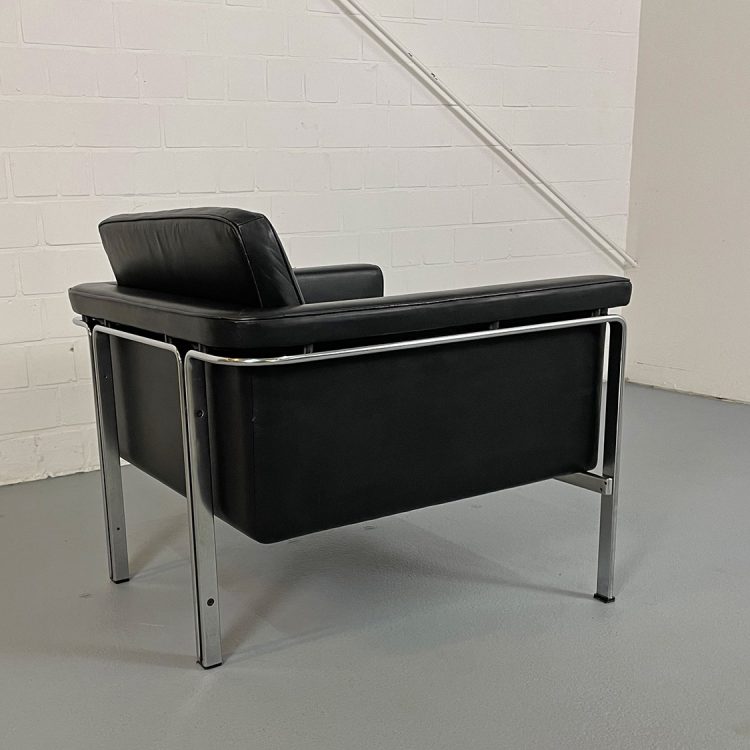 Horst Brüning Kill International Leather Lounge Chair 60s Design