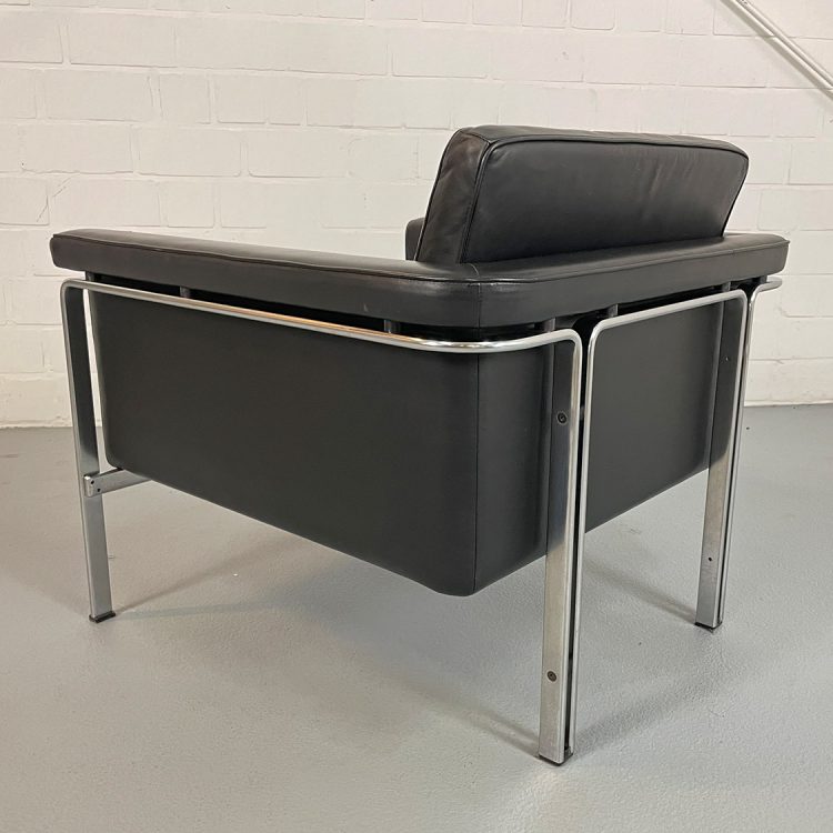 Horst Brüning Kill International Leather Lounge Chair 60s Design