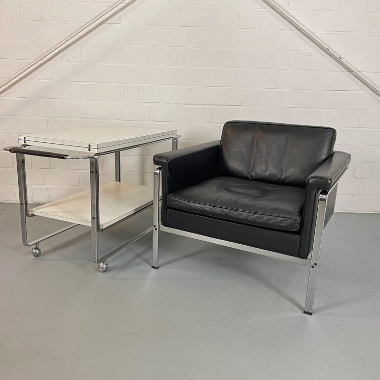 Horst Brüning Kill International Leather Lounge Chair 60s Design