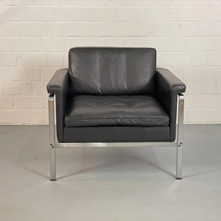 Horst Brüning Kill International Leather Lounge Chair 60s Design