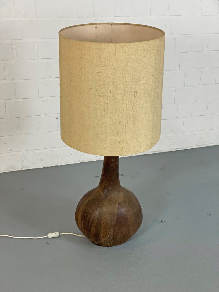 Extra large Italian Ceramic Table or Floor Lamp Vintage 60s