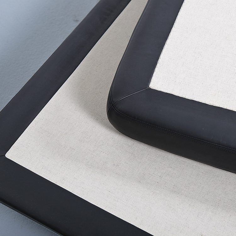 Horst Brüning Kill International Black Leather Daybed 60s Design