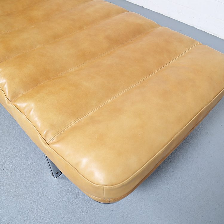 Horst Brüning Kill International Cognac Leather Daybed 60s Design