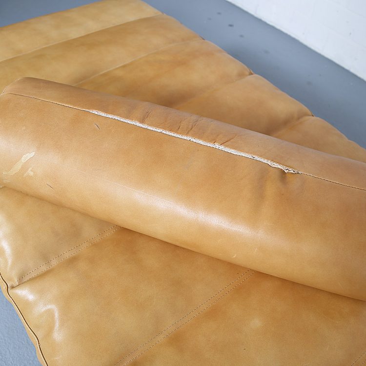 Horst Brüning Kill International Cognac Leather Daybed 60s Design