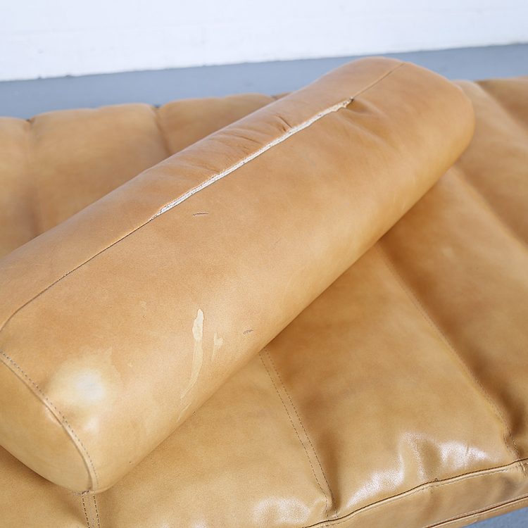 Horst Brüning Kill International Cognac Leather Daybed 60s Design