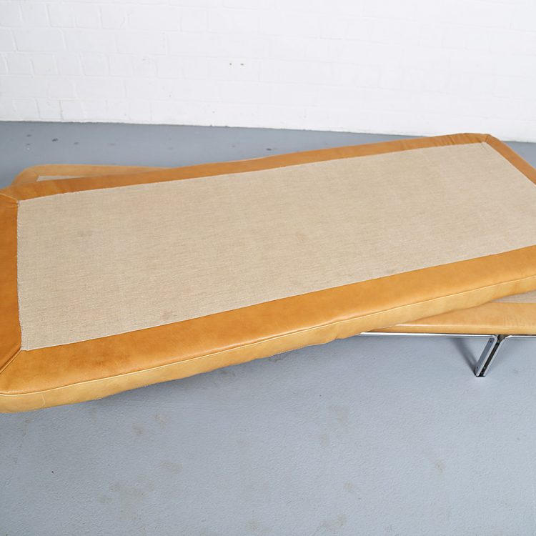 Horst Brüning Kill International Cognac Leather Daybed 60s Design