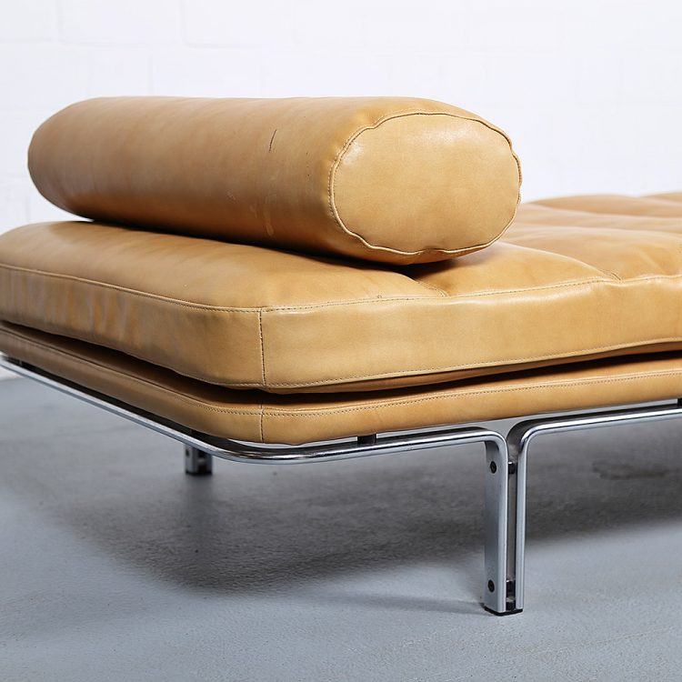 Horst Brüning Kill International Cognac Leather Daybed 60s Design