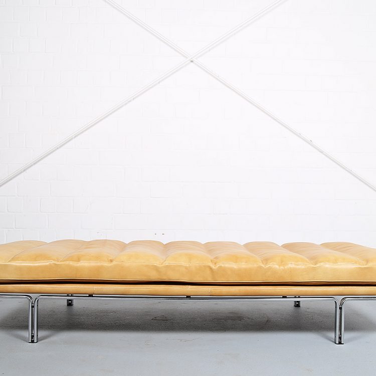 Horst Brüning Kill International Cognac Leather Daybed 60s Design