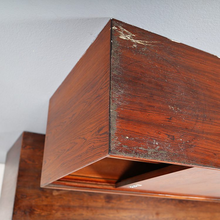 Arne Vodder for Sibast Combination of two wall-hung sideboards Rosewood 60s - A