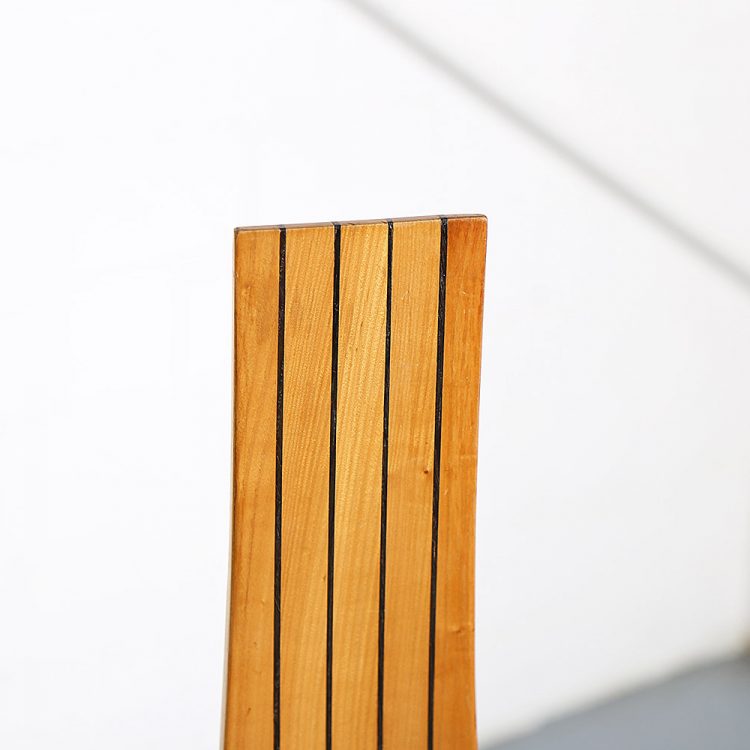 Set of two Cherry Pearl Dot Plank Back Chairs by Robert Williams, Islington