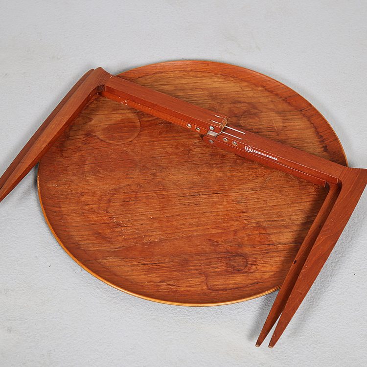 Early Teak Tray Table by Willumsen & Engholm for Fritz Hansen