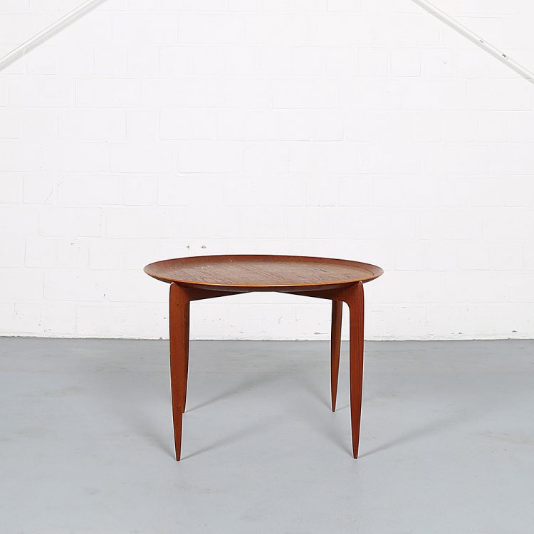 Early Teak Tray Table by Willumsen & Engholm for Fritz Hansen
