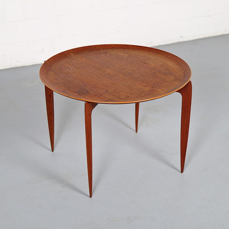 Early Teak Tray Table by Willumsen & Engholm for Fritz Hansen