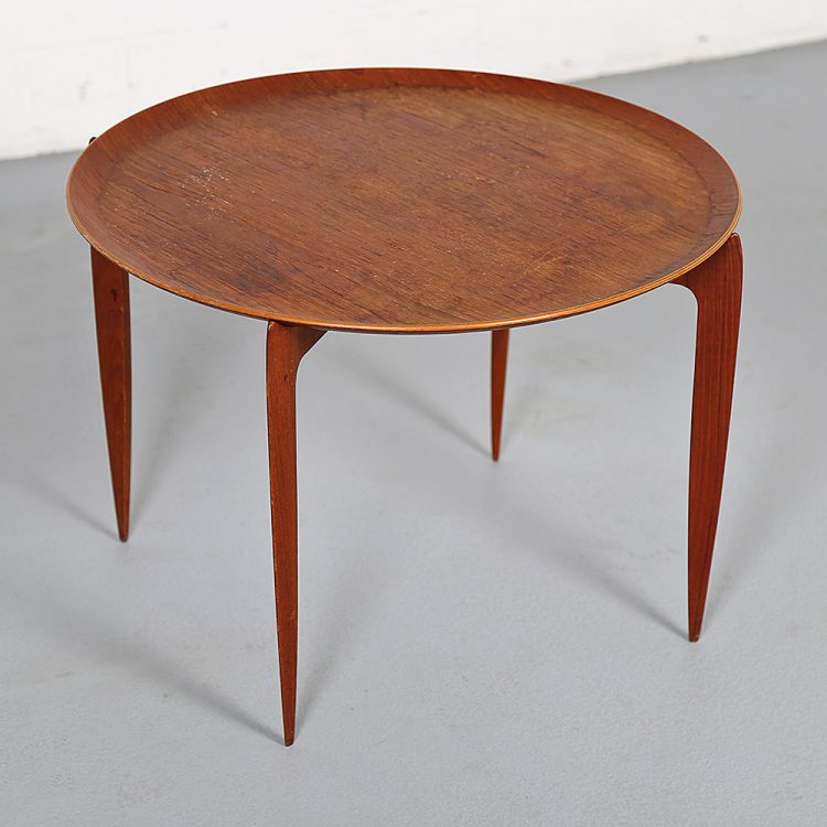 Early Teak Tray Table by Willumsen & Engholm for Fritz Hansen