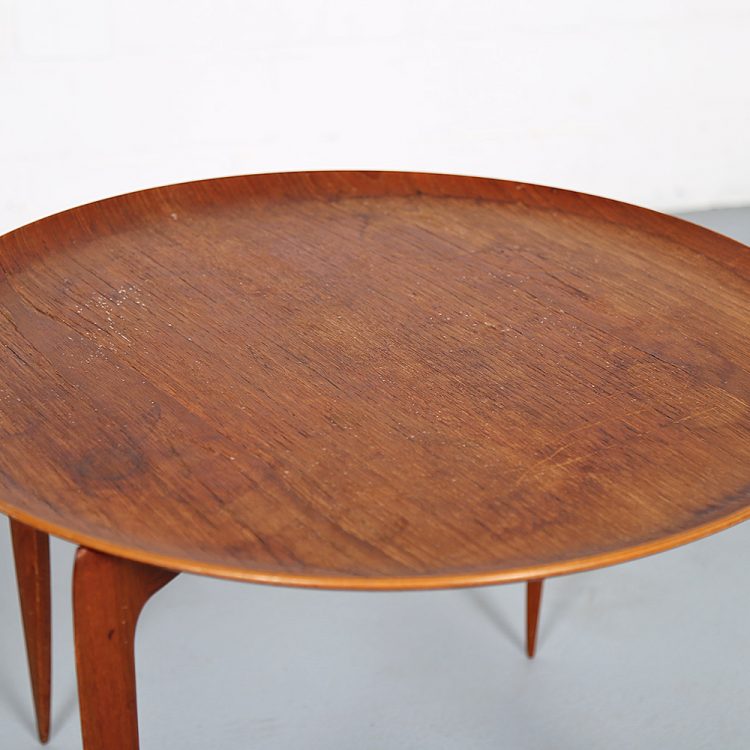 Early Teak Tray Table by Willumsen & Engholm for Fritz Hansen