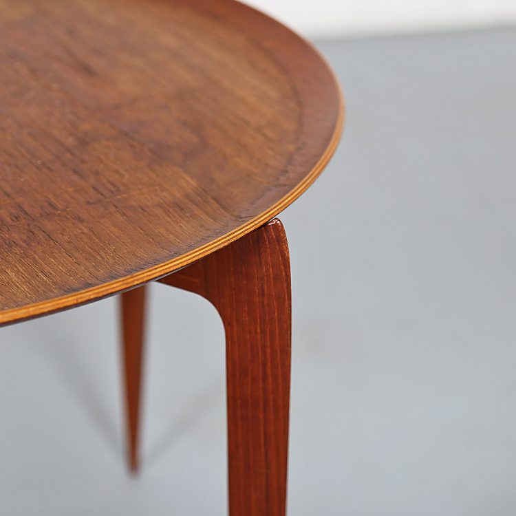 Early Teak Tray Table by Willumsen & Engholm for Fritz Hansen