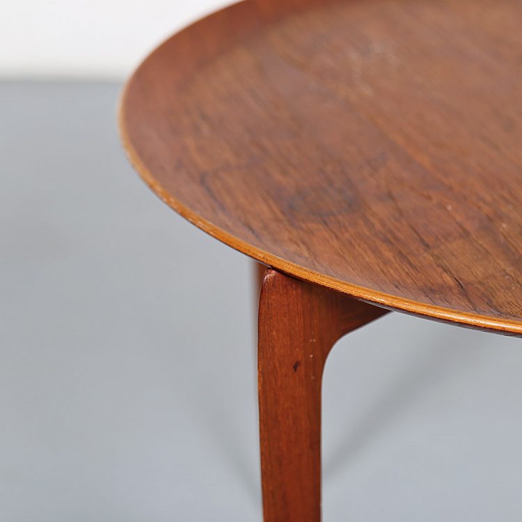 Early Teak Tray Table by Willumsen & Engholm for Fritz Hansen