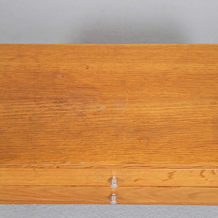 Model 128 Wall Console in Teak by Kai Kristianen for Aksel Kjersgaard, Denmark, 1960s