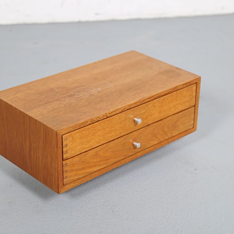 Model 128 Wall Console in Teak by Kai Kristianen for Aksel Kjersgaard, Denmark, 1960s