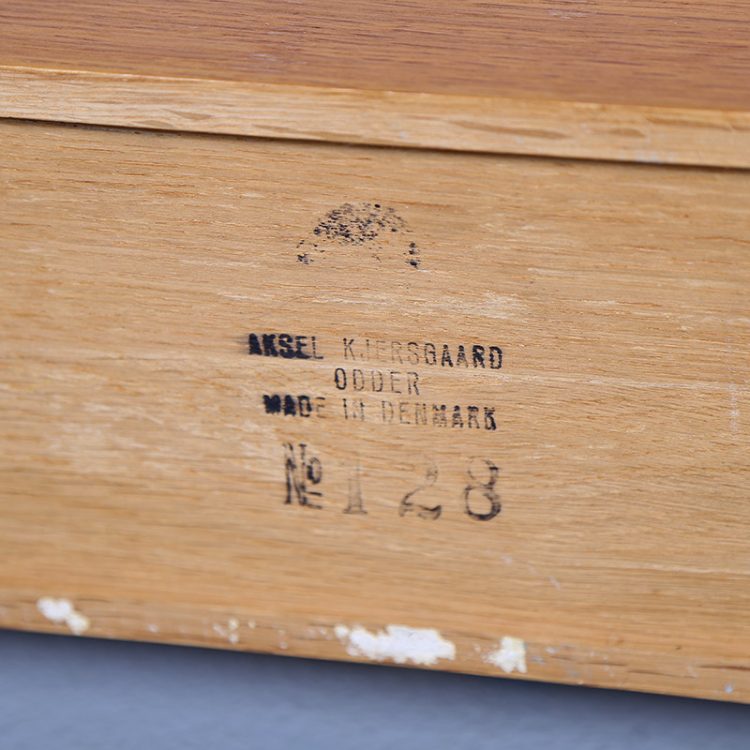 Model 128 Wall Console in Teak by Kai Kristianen for Aksel Kjersgaard, Denmark, 1960s