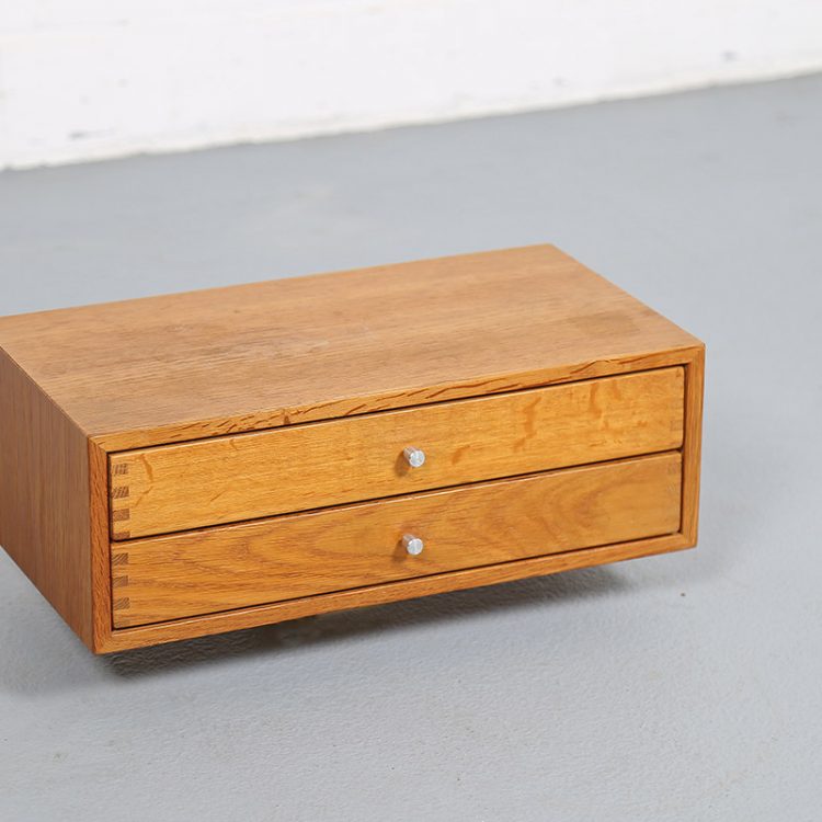 Model 128 Wall Console in Teak by Kai Kristianen for Aksel Kjersgaard, Denmark, 1960s