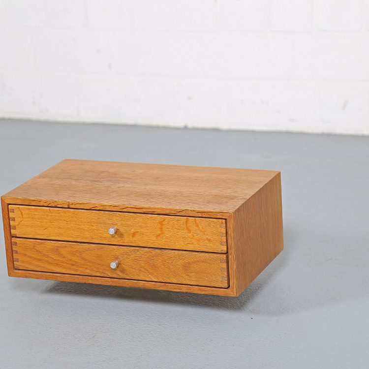 Model 128 Wall Console in Teak by Kai Kristianen for Aksel Kjersgaard, Denmark, 1960s