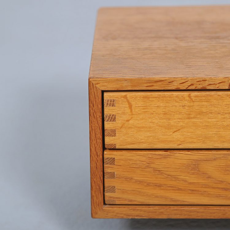 Model 128 Wall Console in Teak by Kai Kristianen for Aksel Kjersgaard, Denmark, 1960s