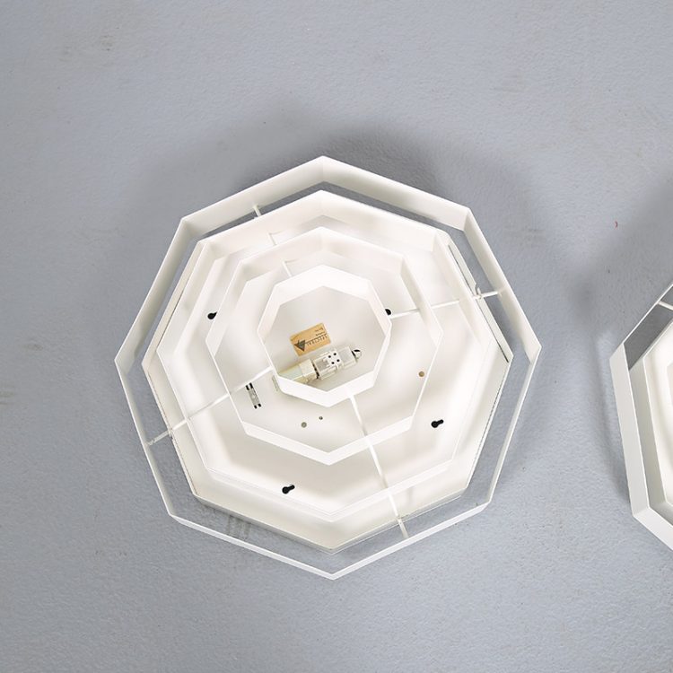 Set of 2: Spectral SPOP3 Octaform Ceiling Lamp Wall Lamp Midcentury Modern