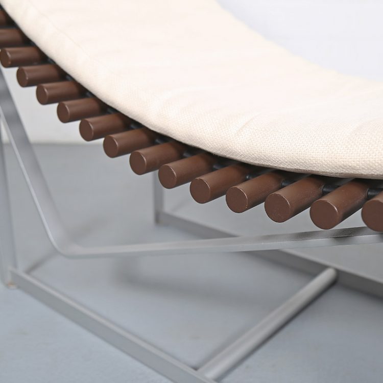 Spine Back Lounge Chair Chaiselongue by Peter Strassl 70s