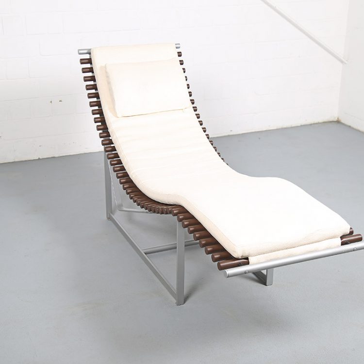 Spine Back Lounge Chair Chaiselongue by Peter Strassl 70s