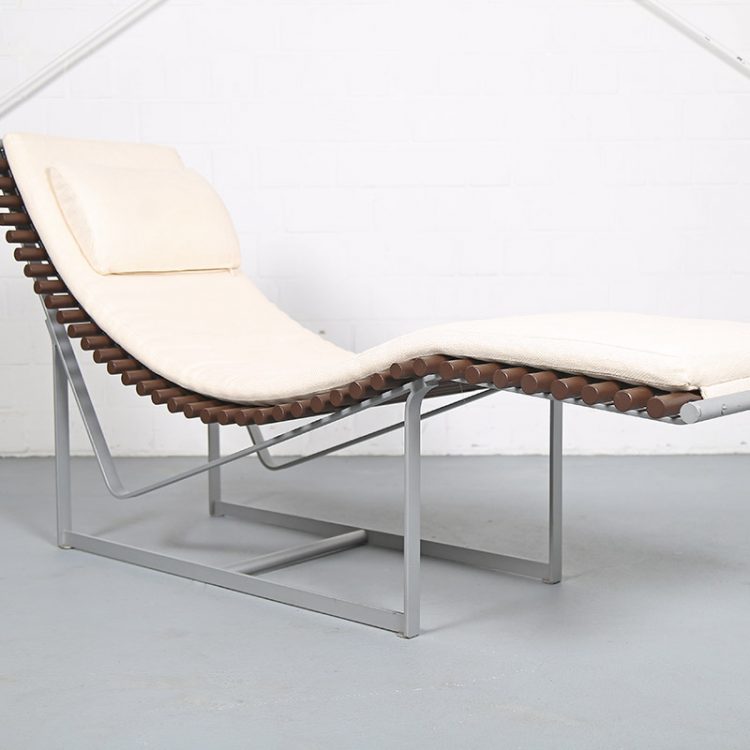 Spine Back Lounge Chair Chaiselongue by Peter Strassl 70s