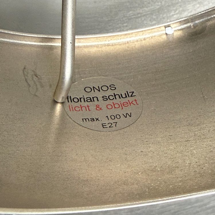 Vintage ONOS 55 P minimalist pendant light by Florian Schulz