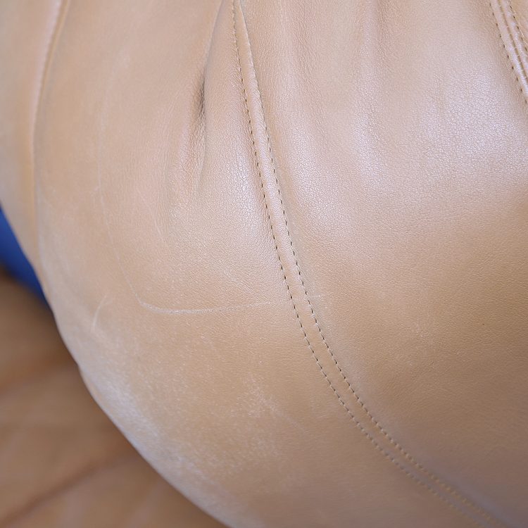 Cognac Leather Ligne Roset Togo Set from 2010 designed by Michel Ducaroy