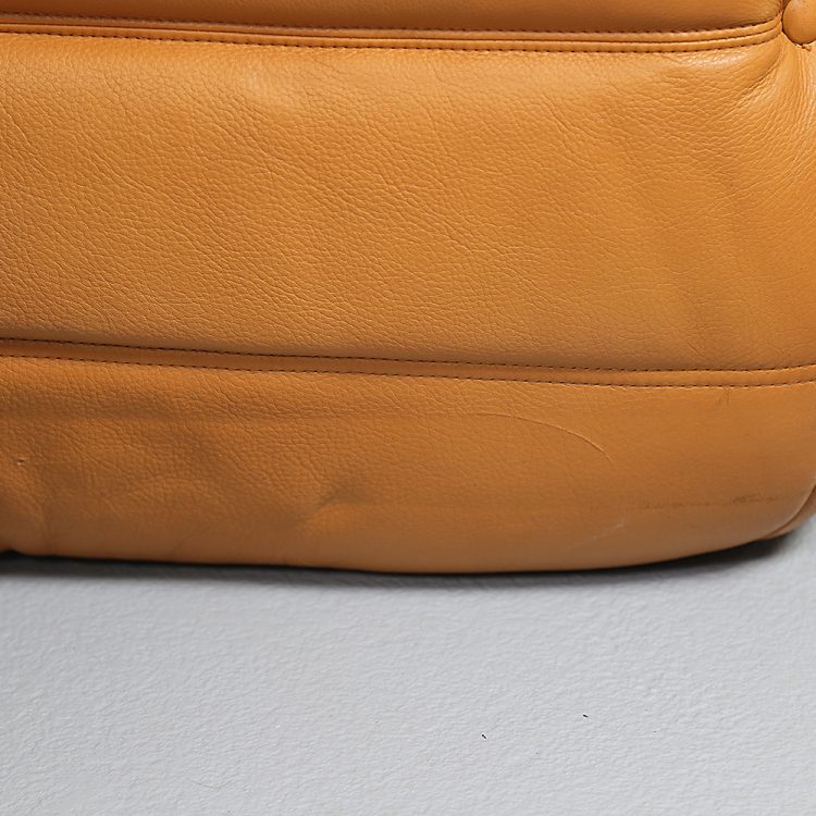 Cognac Leather Ligne Roset Togo Set from 2010 designed by Michel Ducaroy